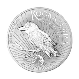 Серебряная монета 1$ Кукабарра Австралия 1oz 2025 года
