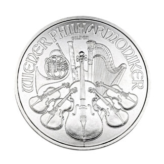 Серебряная монета 1,5€ Венская Филармония 1oz 2014 Австрия