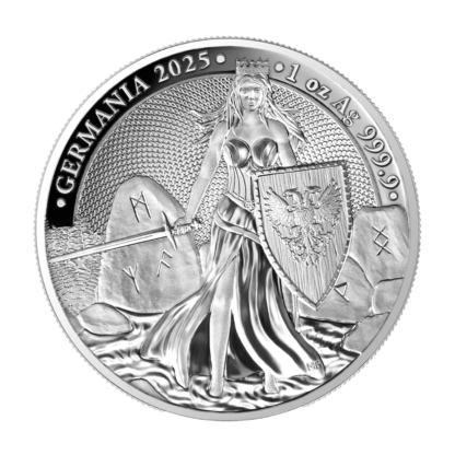 Серебряная монета 5 mark Germania 1oz 2025 Германия