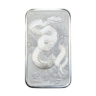 Серебряная монета 1$ Год Змеи 1oz 2025 Австралия