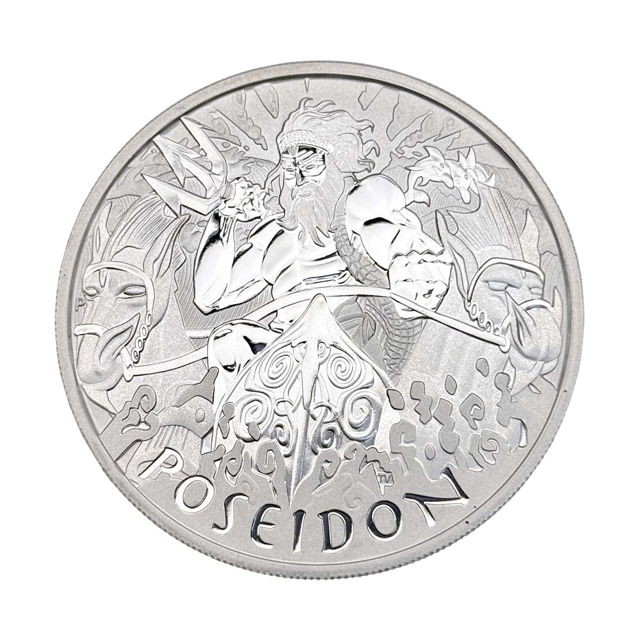 Серебряная монета 1$ Poseidon 1oz 2021 Австралия