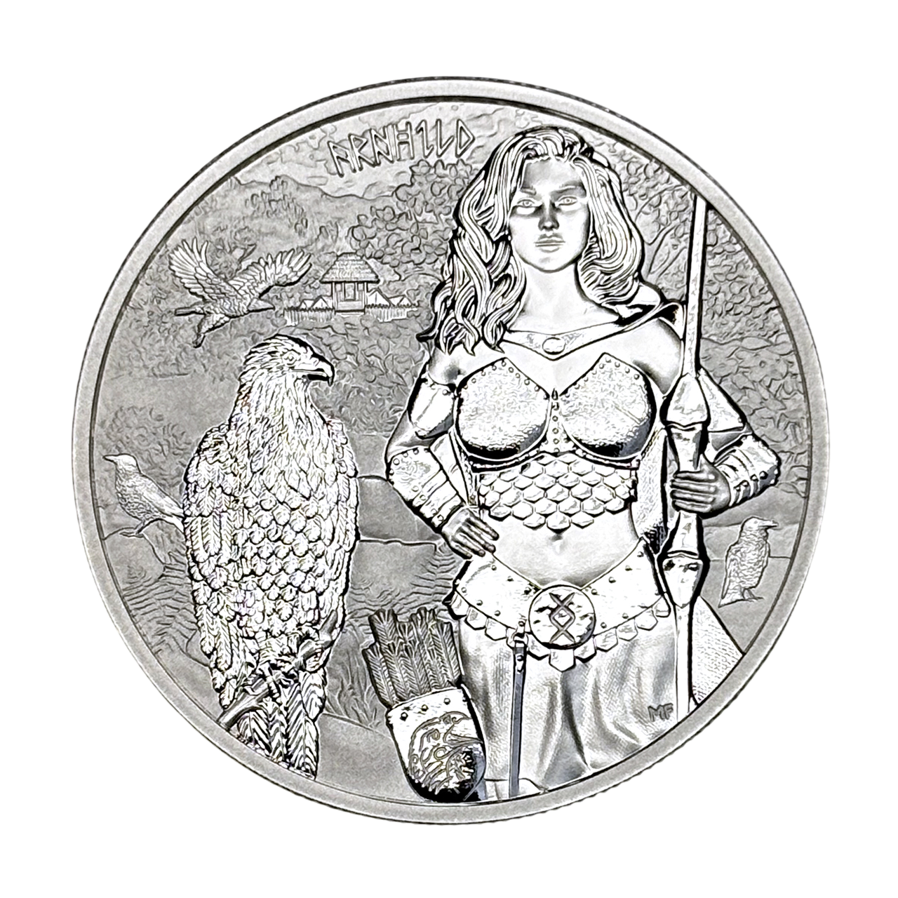 Серебряная монета 5 mark Valkyries «Arnhild» 1oz 2025 Германия