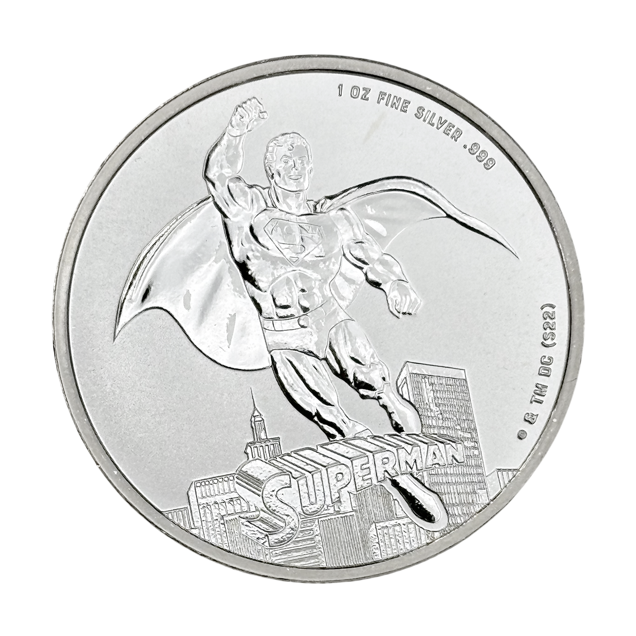 Серебряная монета $5 Самоа «Супермен» 1oz 2023 года