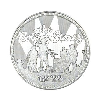 Серебряная монета £2 Легенды музыки: The Rolling Stones 1oz 2022