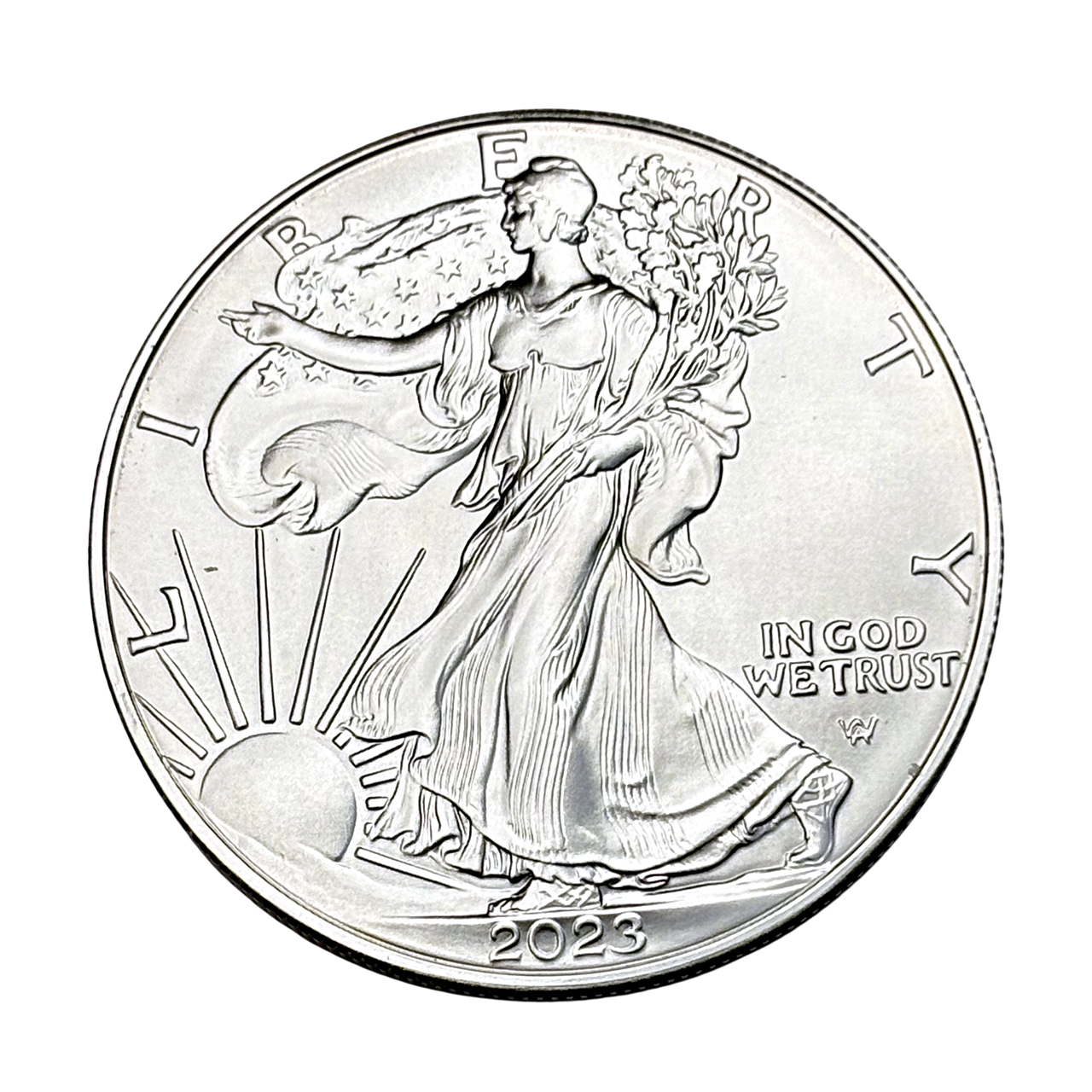 Серебряная монета 1$ Liberty, American Eagle 1oz 2023