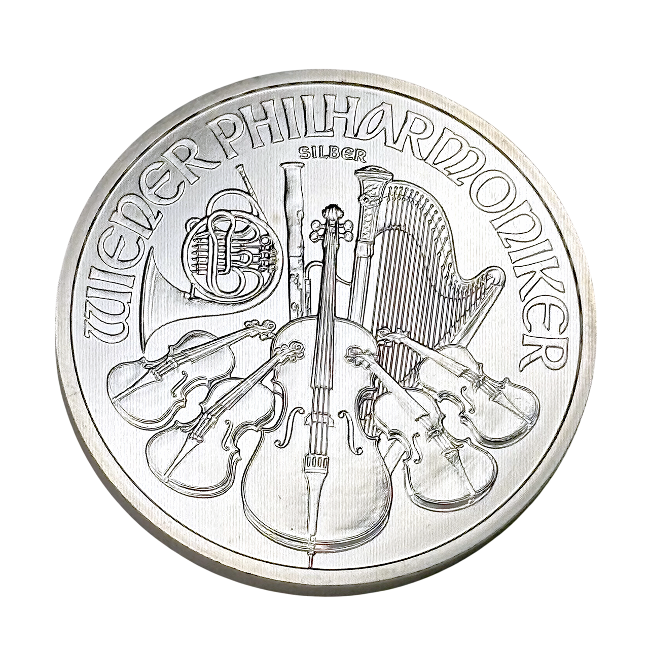 Серебряная монета 1,5€ Венская Филармония 1oz 2009 Австрия