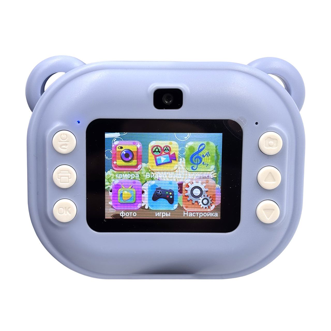 Детская BabyCamera с мгновенной печатью – Синяя