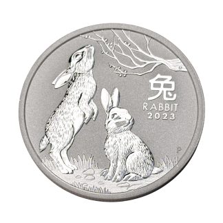 Срібна монета 50¢ Рік Кролика 1/2oz 2023 Австралія
