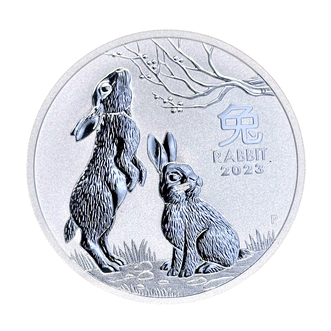 Срібна монету 1$ Рік Кролика 1oz 2023 Австралія