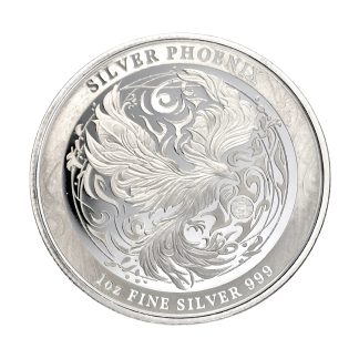 Срібна монета 2$ Silver Phoenix 1oz 2024 Ніуе