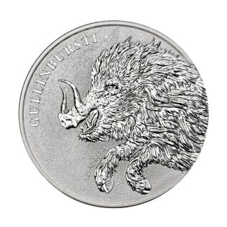 Срібна монета 5 mark Золотий Кабан 1oz 2025 року