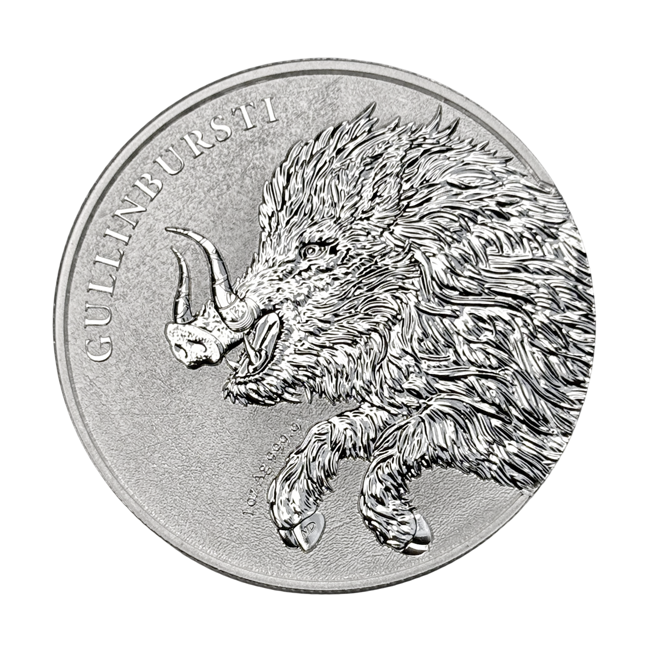 Срібна монета 5 mark Золотий Кабан 1oz 2025 року