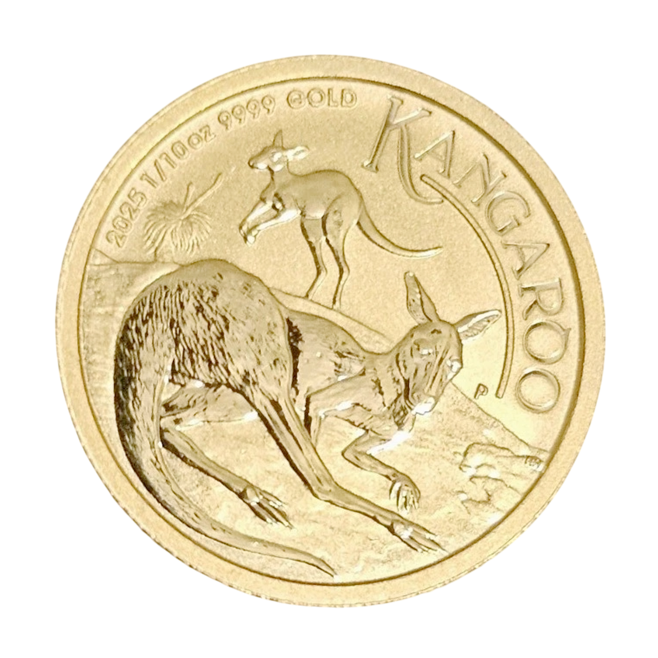 Золота монета 15$ Кенгуру 1/10 oz 2025 Австралія
