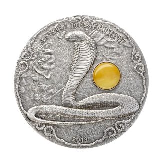 Срібна монета 1500₣ Рік Змії 2oz 2013 Того