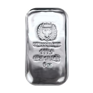 Серебряный слиток Germania Mint 1oz 2023 голограмма