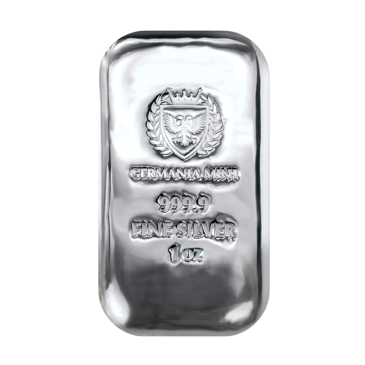 Серебряный слиток Germania Mint 1oz 2023 голограмма