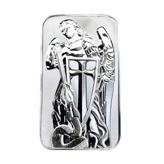 Серебряный слиток Архангел Михаил 1oz 2021 США