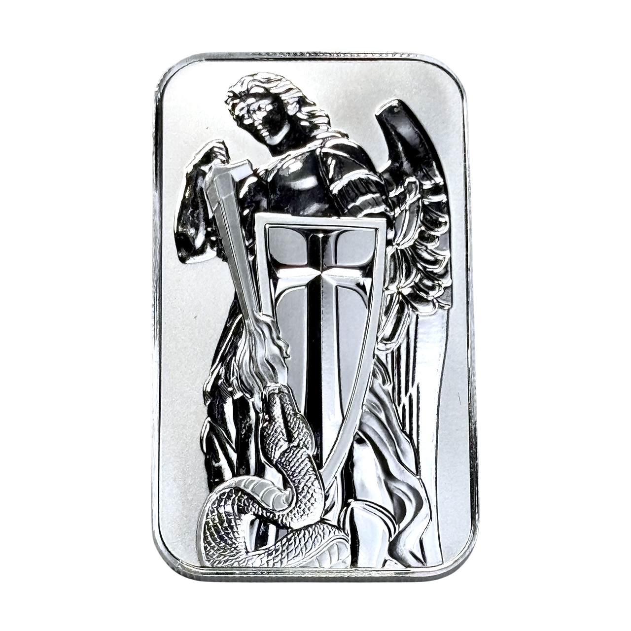 Серебряный слиток Архангел Михаил 1oz 2021 США