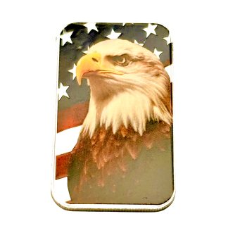 Цветной серебряный слиток Patriotic Bald Eagle 1oz США
