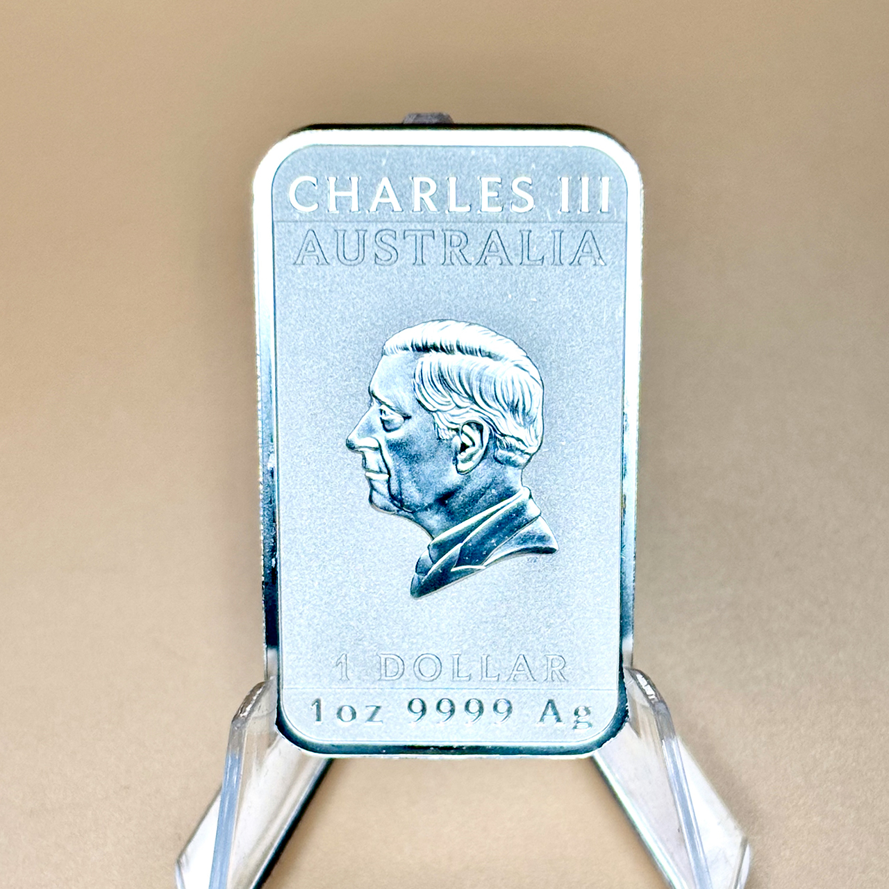 Серебряная монета 1$ Прямоугольный Дракон 1oz 2025 Австралия