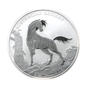 Серебряная монета 1$ Australian Brumby 1oz 2022 Австралия