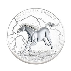 Серебряная монета 1$ Australian Brumby 1oz 2024 Австралия