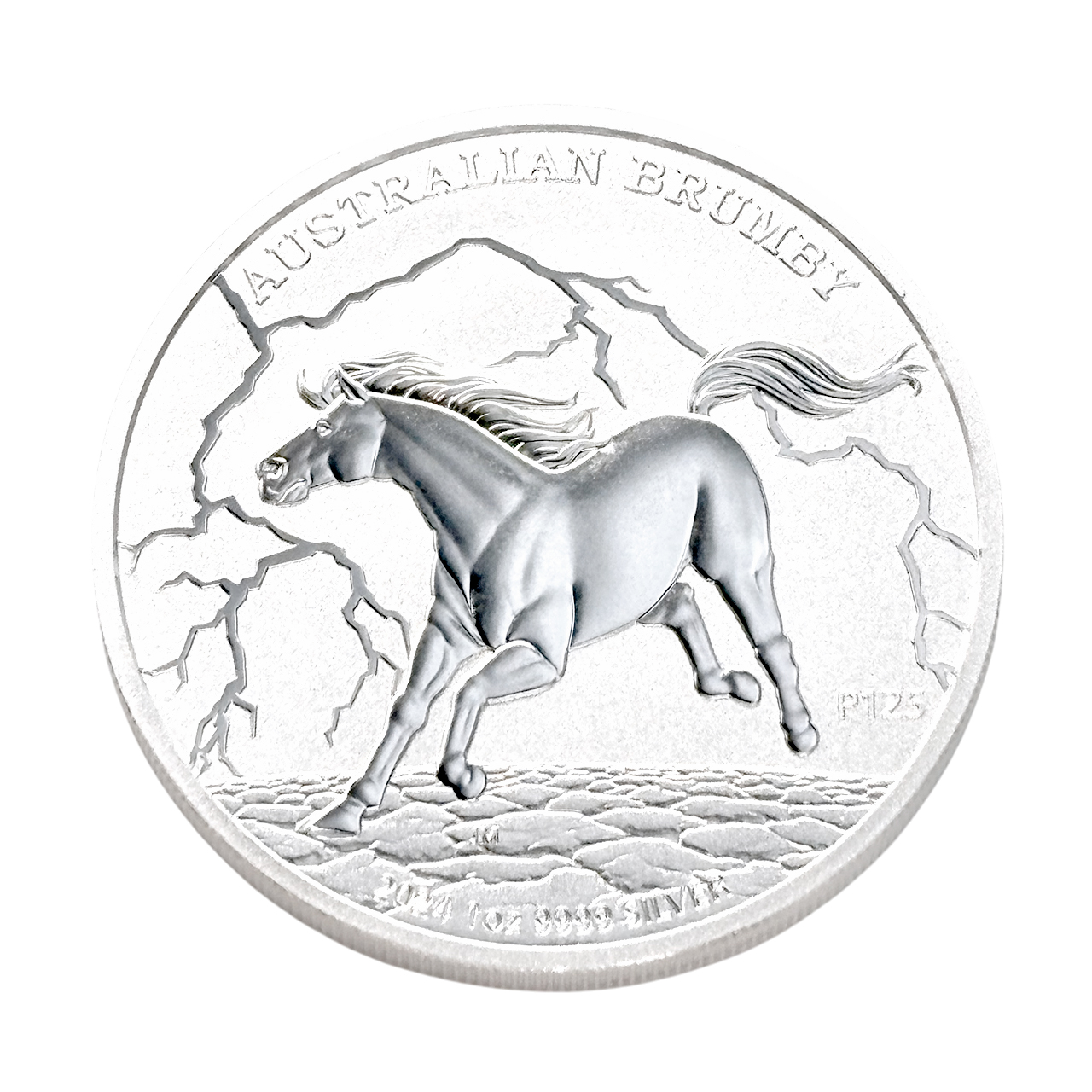 Серебряная монета 1$ Australian Brumby 1oz 2024 Австралия