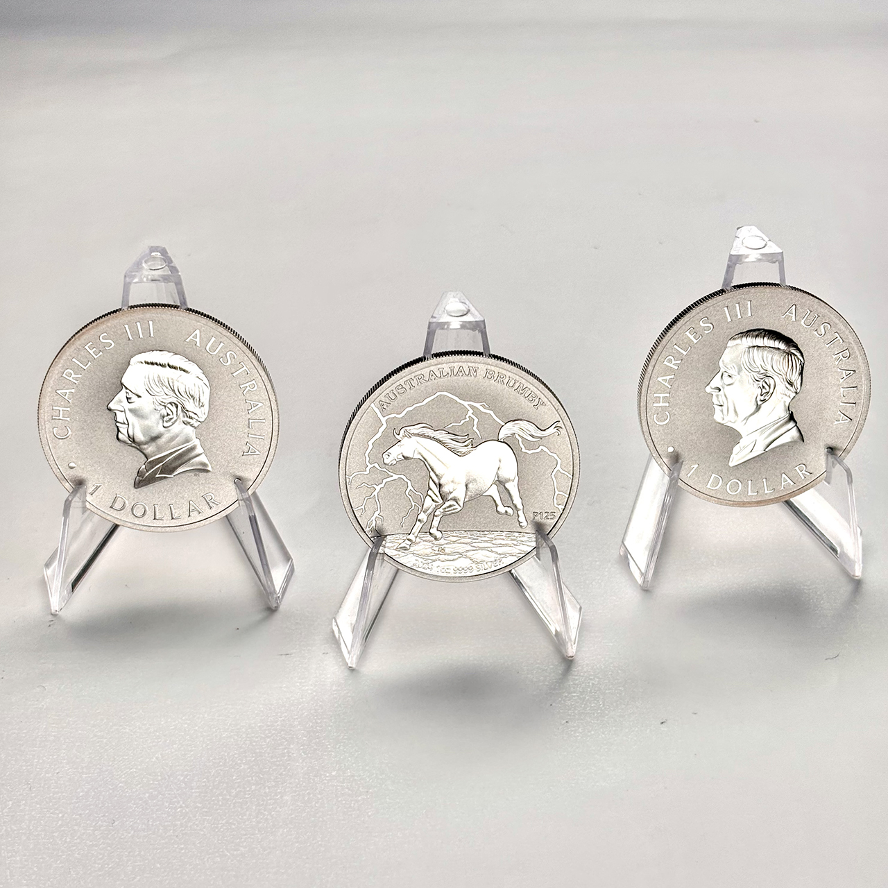 Серебряная монета 1$ Australian Brumby 1oz 2024 Австралия