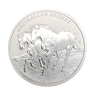Серебряная монета 1$ Australian Brumby 1oz 2023 Австралия