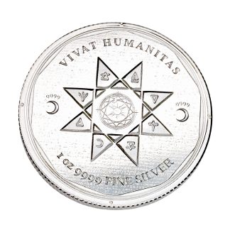 Серебряная монета 5$ Vivat Humanitas 1oz 2022 Токелау