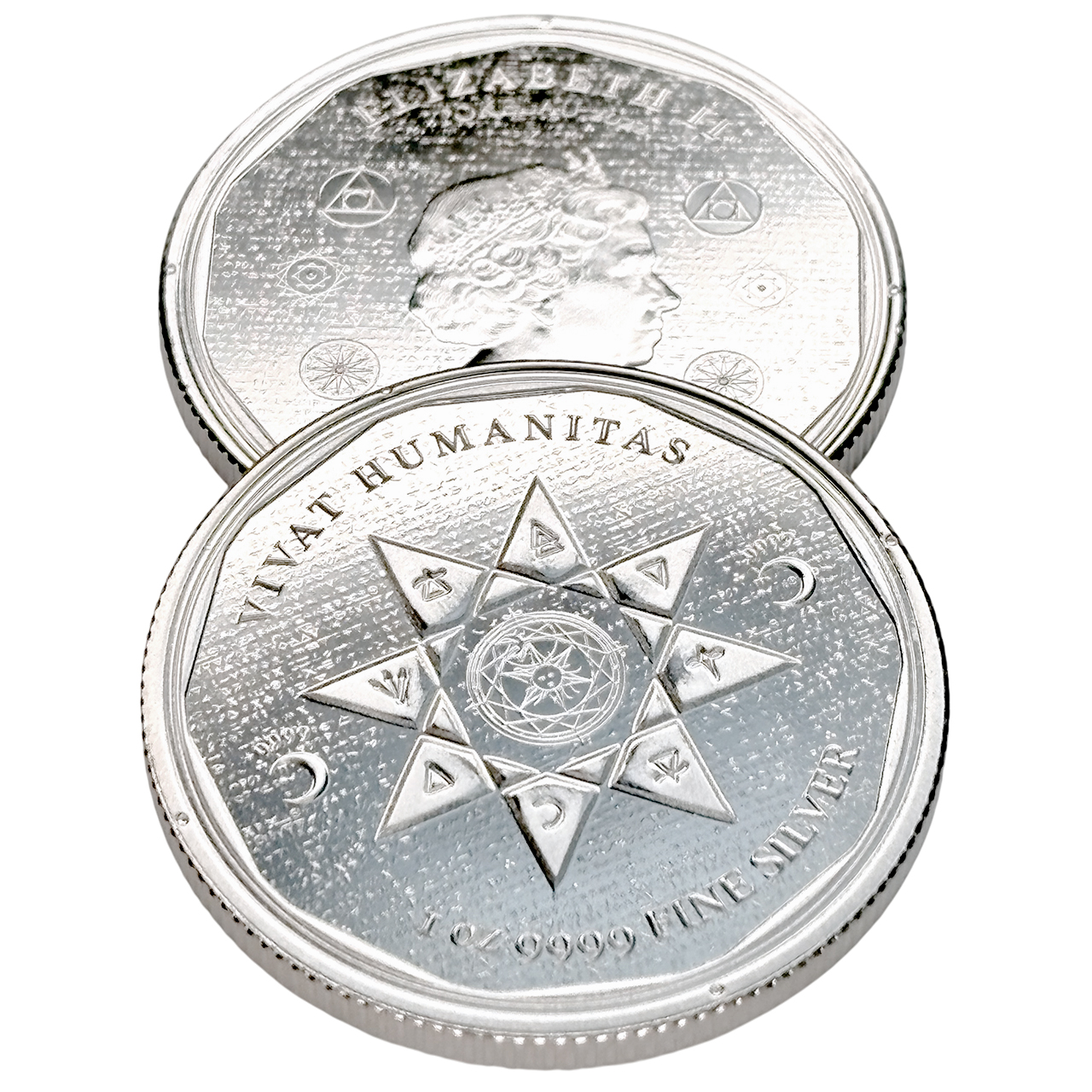 Серебряная монета 5$ Vivat Humanitas 1oz 2022 Токелау