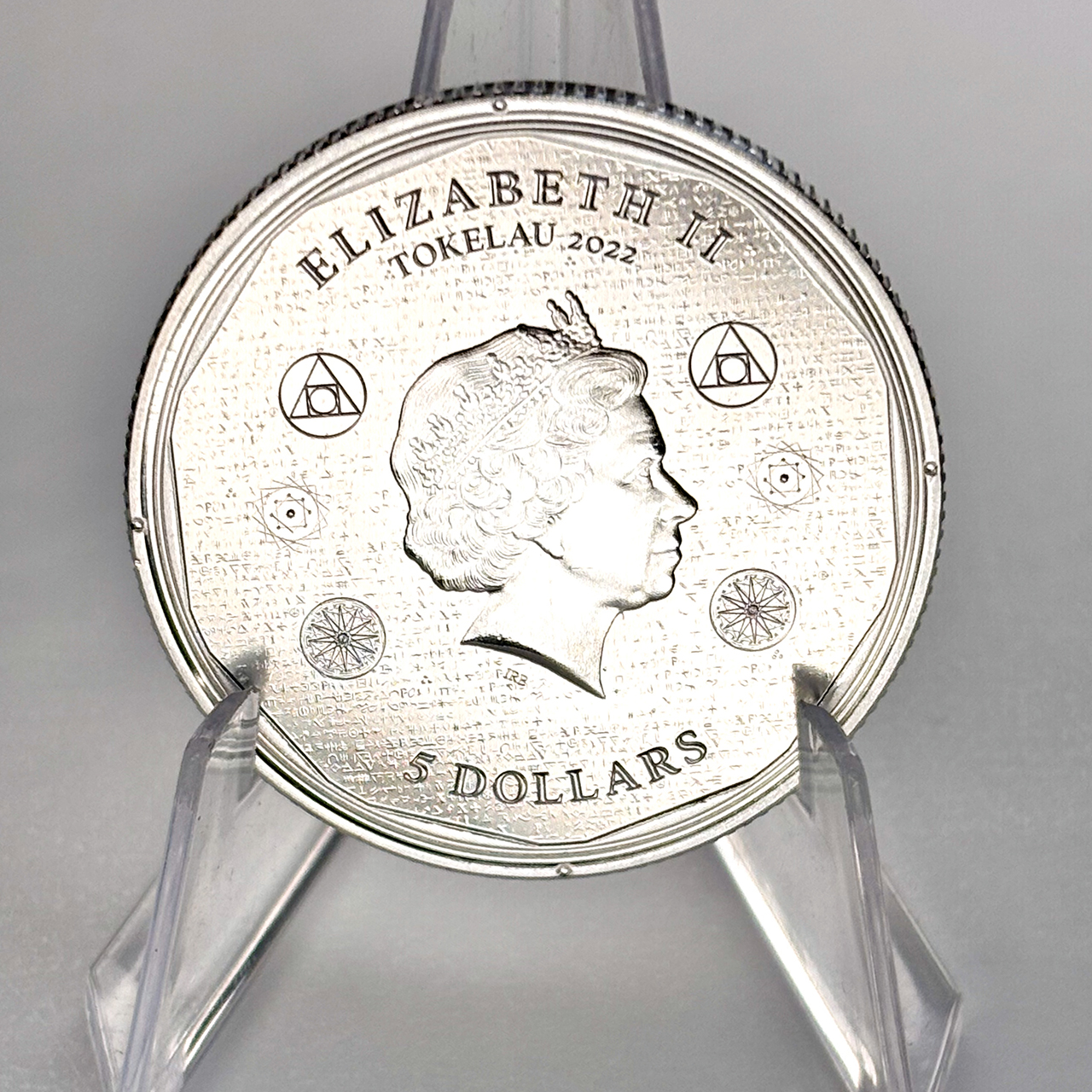 Серебряная монета 5$ Vivat Humanitas 1oz 2022 Токелау