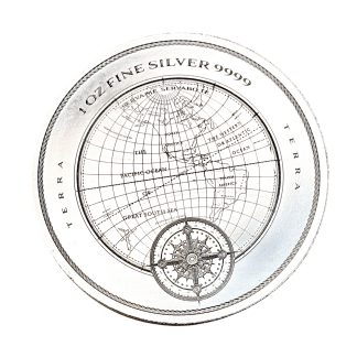 Серебряная монета 2$ Terra 1oz 2025 Ниуэ