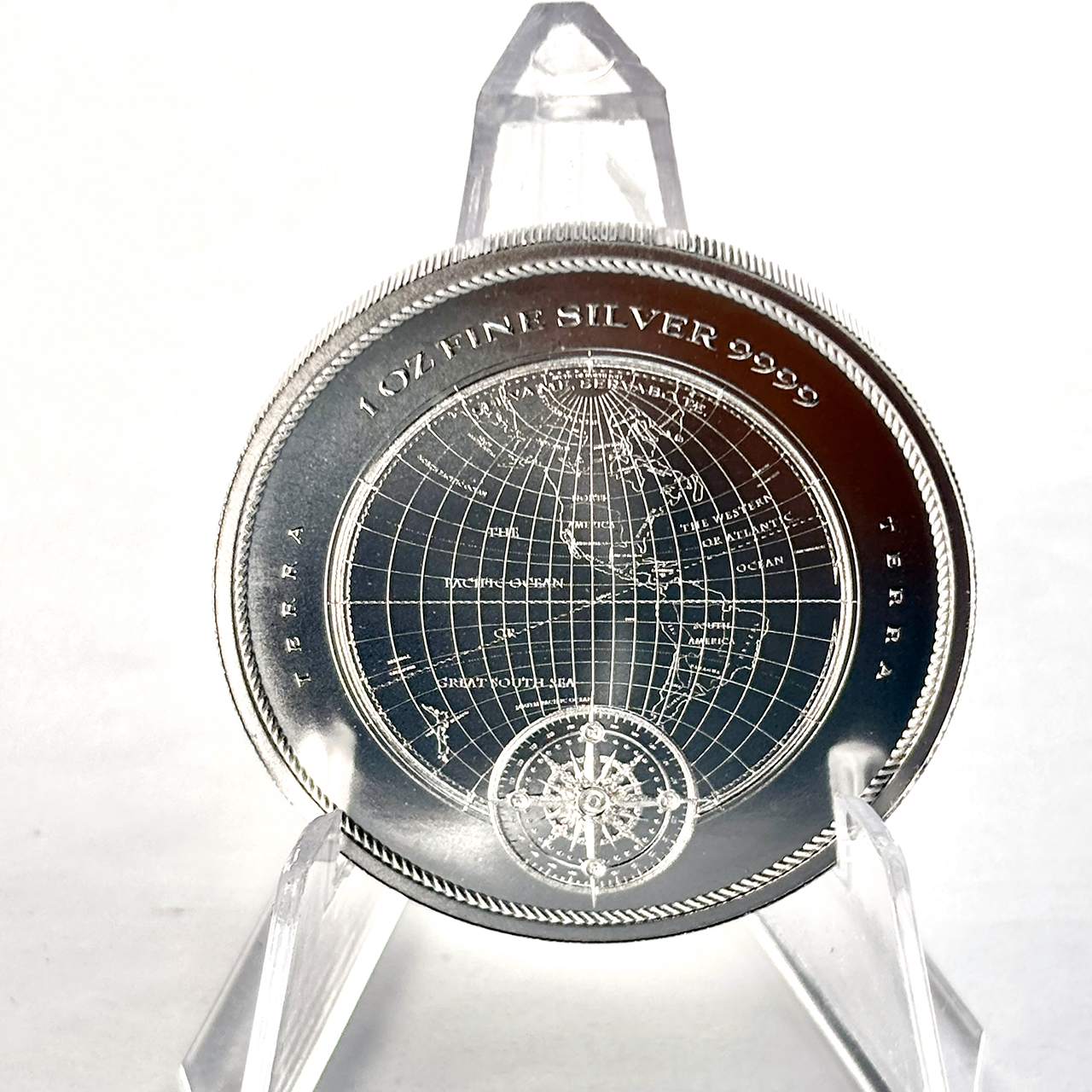 Серебряная монета 2$ Terra 1oz 2025 Ниуэ