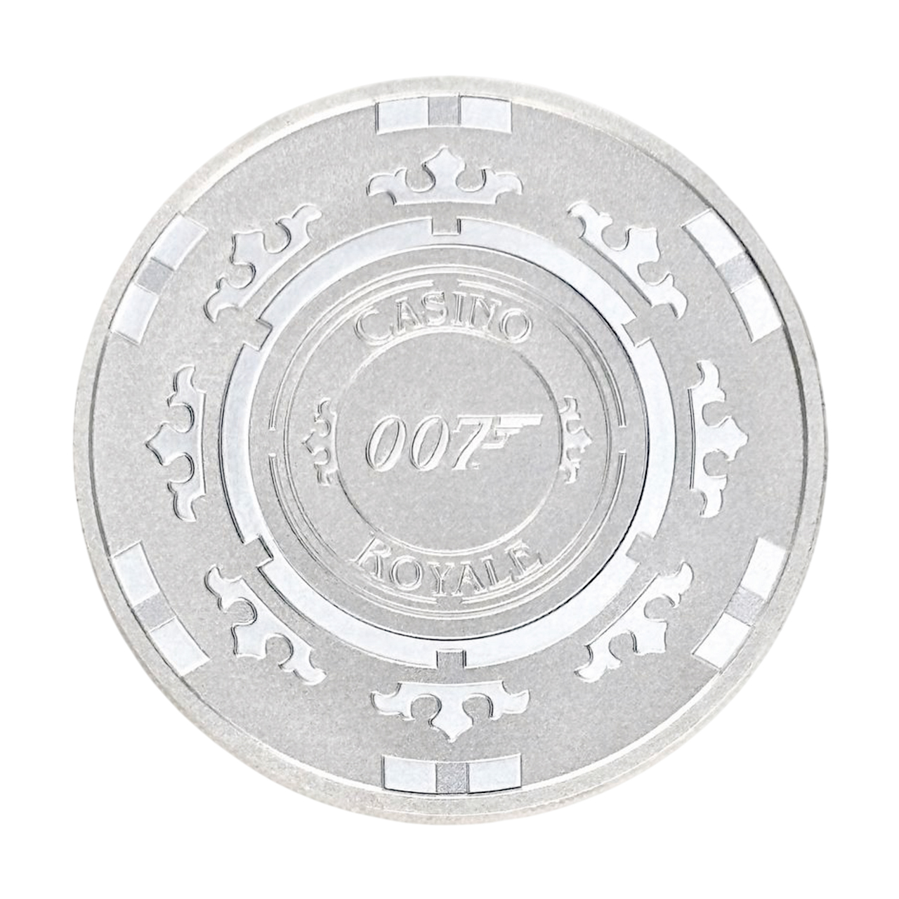 Серебряная монета 1$ Агент 007 «Казино Рояль» 1oz 2023 Тувалу