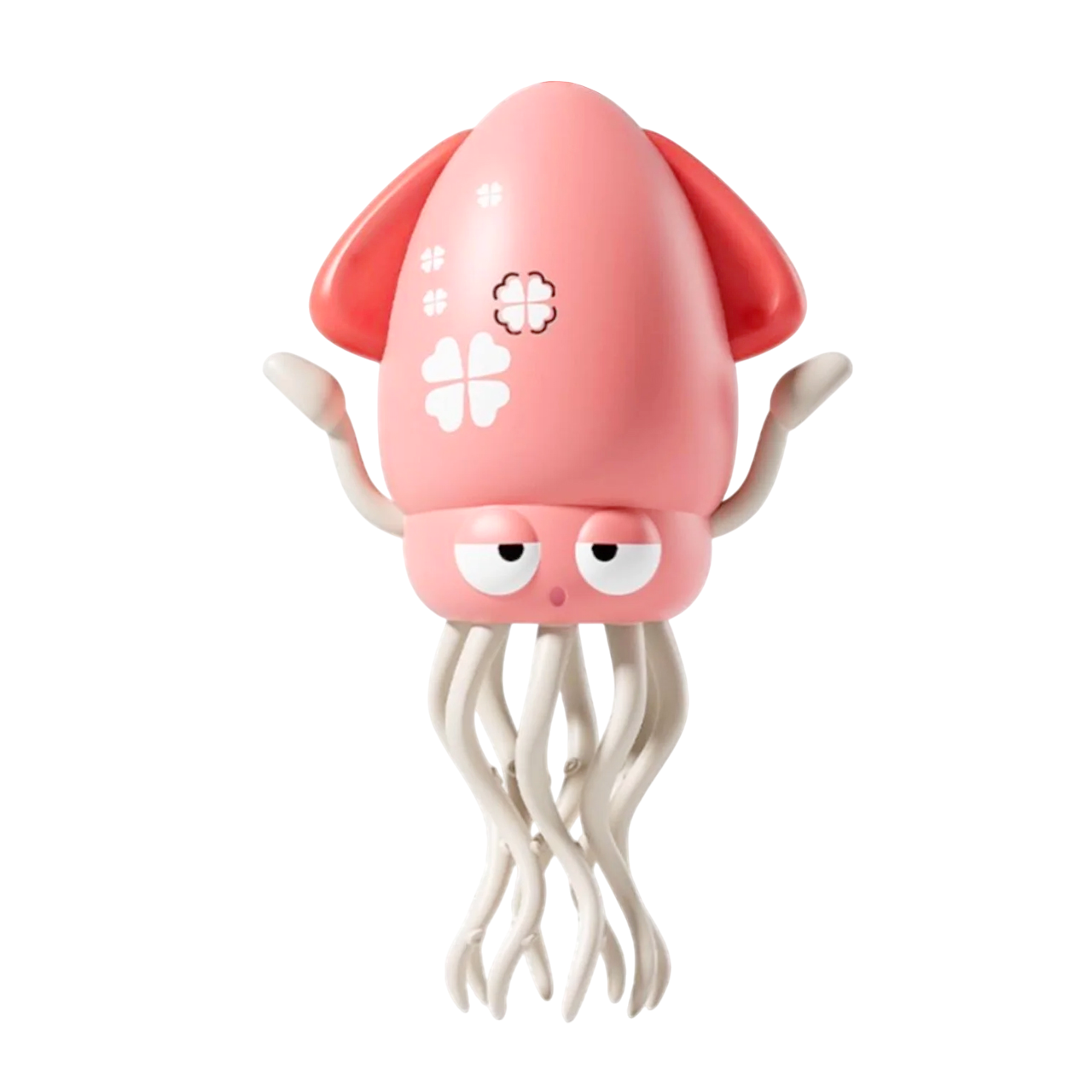 Танцующий робот-осьминог Dancing Squid 2025, розовый