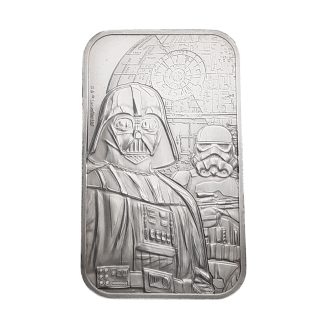Серебряный слиток Star Wars™ Dark Side 1oz 2024 Великобритания