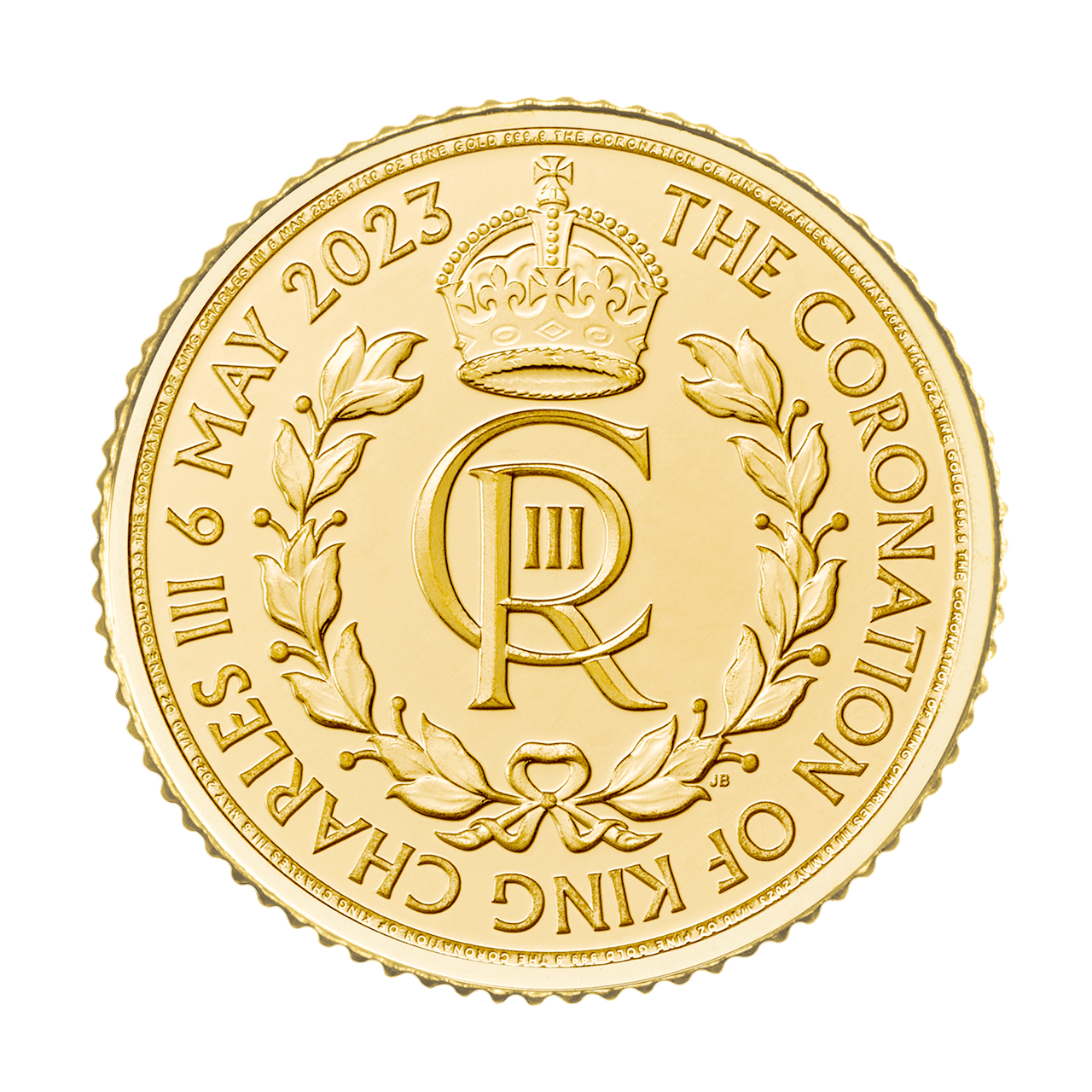 Золота монета £10 The Coronation of His Majesty King Charles III 1/10oz 2023