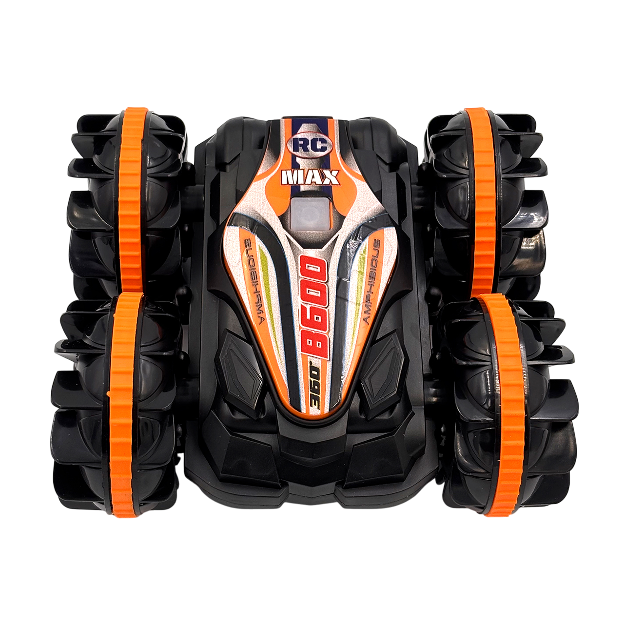 Радіокерована трюкова машинка-амфібія 4WD 360° 2,4Ghz (помаранчева)