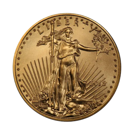 Золота монета оz 1/10 Liberty 2015 «Американський орел» 10$
