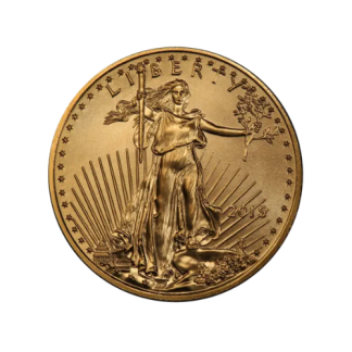 Золота монета оz 1/10 Liberty 2015 «Американський орел» 10$