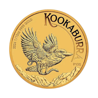 Золота монета 15$ «Кукабура» 2024 року - 1/10 oz
