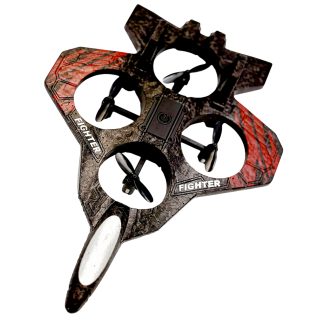 Дрон-истребитель для детей Fighter Plane RC 4X 2.4GHz - Красный