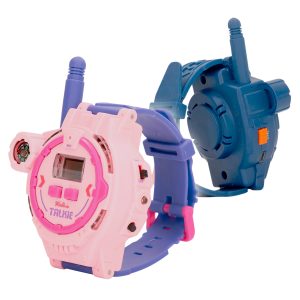 Аккумуляторная рация часы для детей Walkie Talkie 2шт – Синяя и розовая