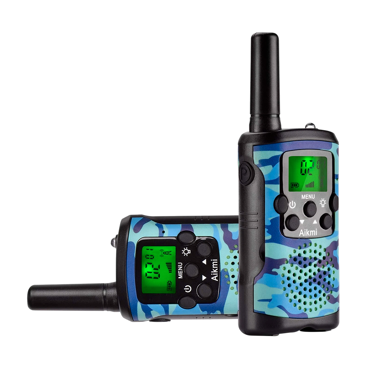 Дитячі рації 6км Aikmi Kids Walkie Talkie 2шт – Синій камуфляж
