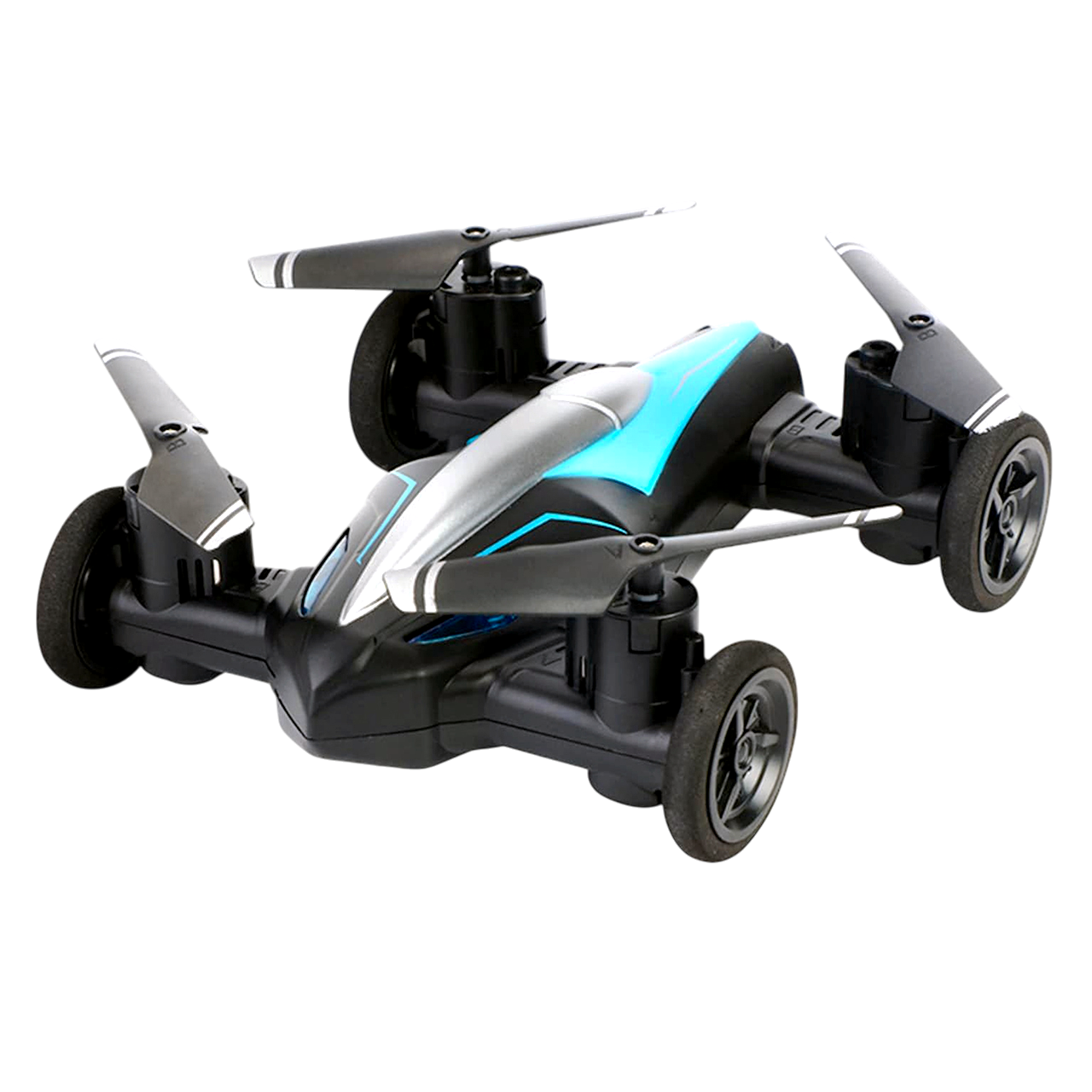 Радиоуправляемый дрон-машинка Flying Car JJRC 2в1 – Синий