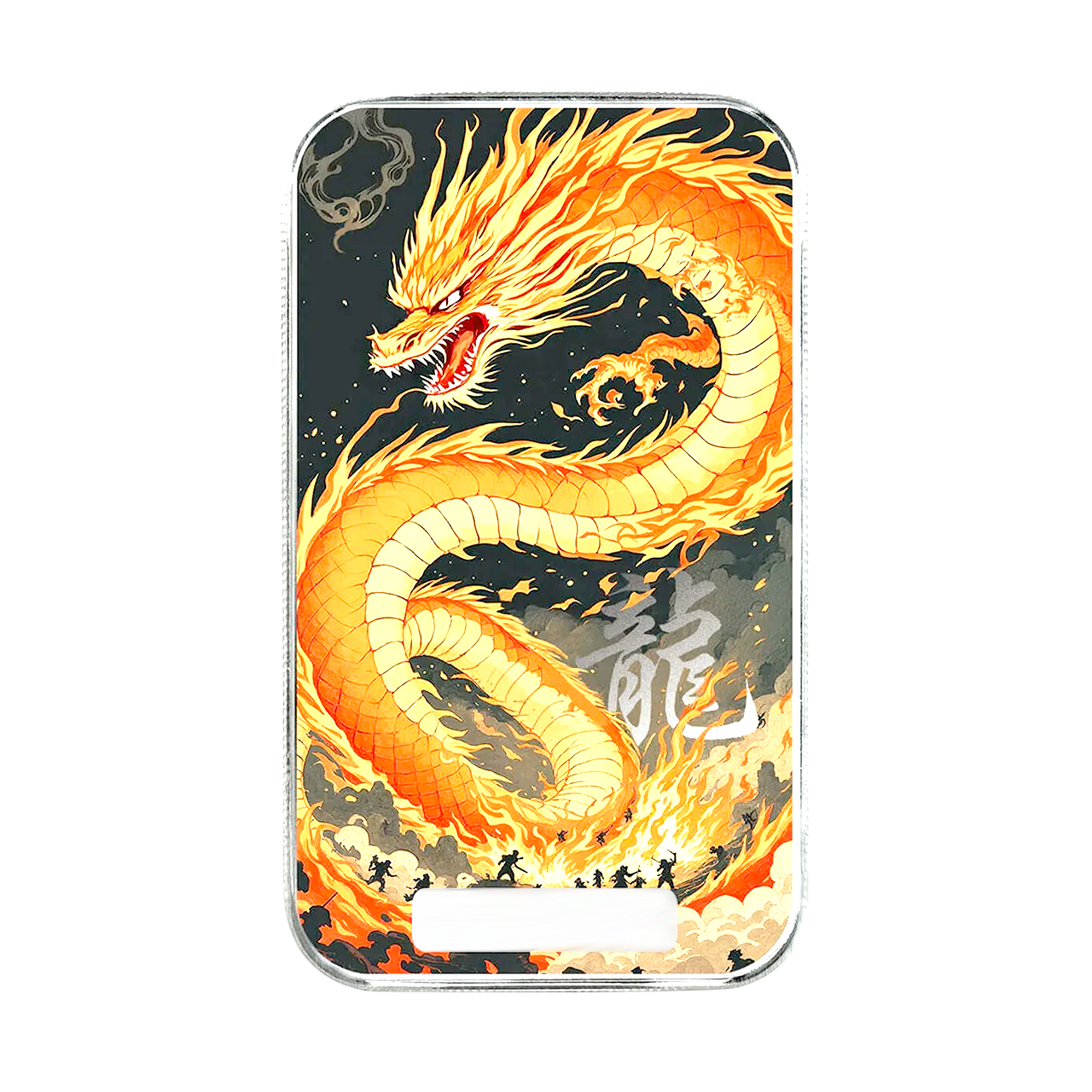 Цветной серебряный слиток Dragon Huǒyàn 1oz 2025 США