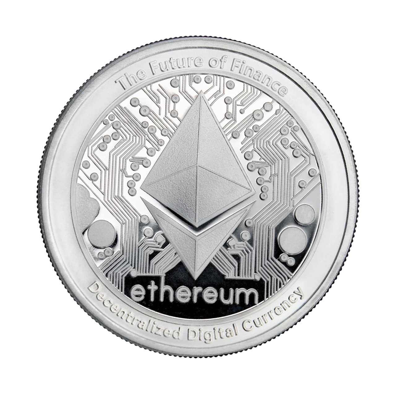 Серебряная монета 2$ Ethereum 1oz 2025 Ніуе