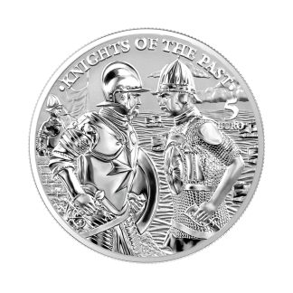Серебряная монета 5€ Knights of the Past 1oz 2022 Мальта