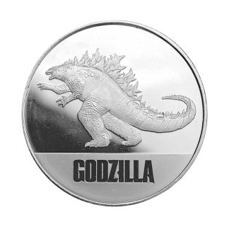 Серебряная монета 2$ Godzilla 1oz 2021 Ниуэ